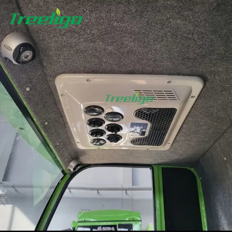 Treeligo New Electric RV 12V 24V Heat&Cool roof Air Conditioner RV Rooftop Car Parking ac For Truck Camper Van Caravan Motorhome