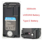 For Quansheng UV-K5 K6 Walkie Talkie Battery 2000/2600/3500mAh Type-C Charge Batterior High Capacity Radio Rechargable Battery