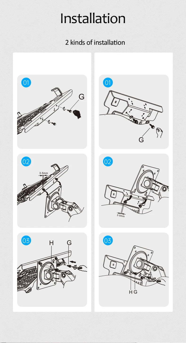 LP2 LP3 LP7 steel  within 17" universal notebook bracket Laptop Tray Fits VESA 100X100 Laptop Support Holder Balck