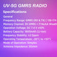 BAOFENG UV-5G (UV-5X) GMRS Radio, 2PCS