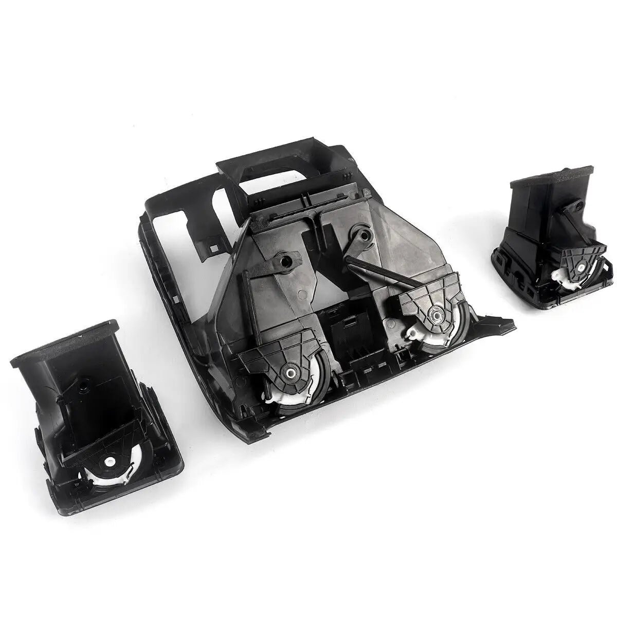 MAGICKIT Dashboard Central Air Outlet Vent Set Fit For 2004-2011 VW Jetta Golf Rabbit MK5 car air conditioner