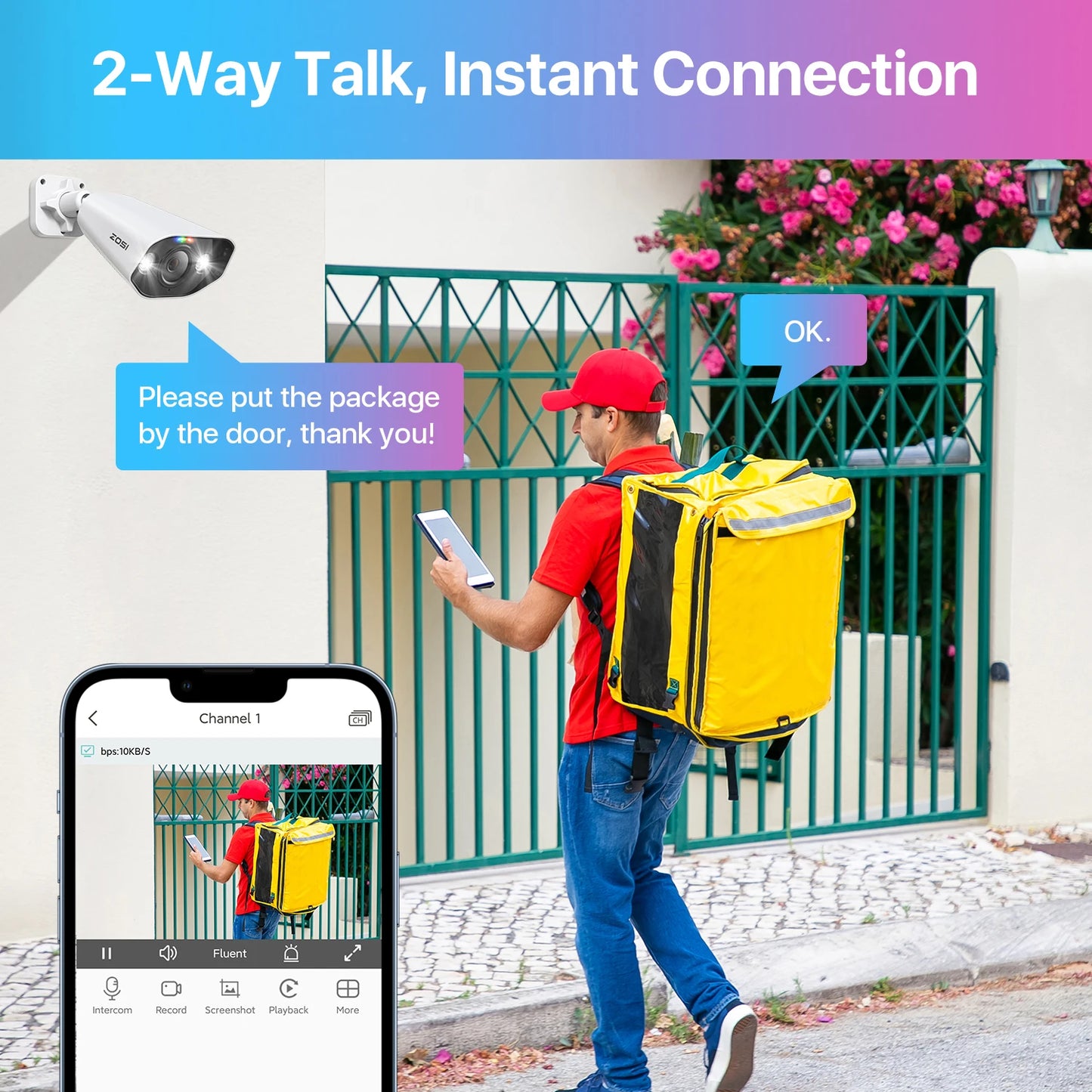 ZOSI 32CH 4K PoE Security Camera System 4TB Face/Person/Vehicle Detect 16 Port 32CH CCTV NVR Dual-Disk 8MP Surveillance IP Cams