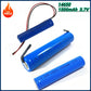 2pcs/lot 14650 3.7V 1500MAH Lithium Ion Li-ion Rechargeable Battery for Dental Desktop Walkie Talkie Battery with Nickel Sheet