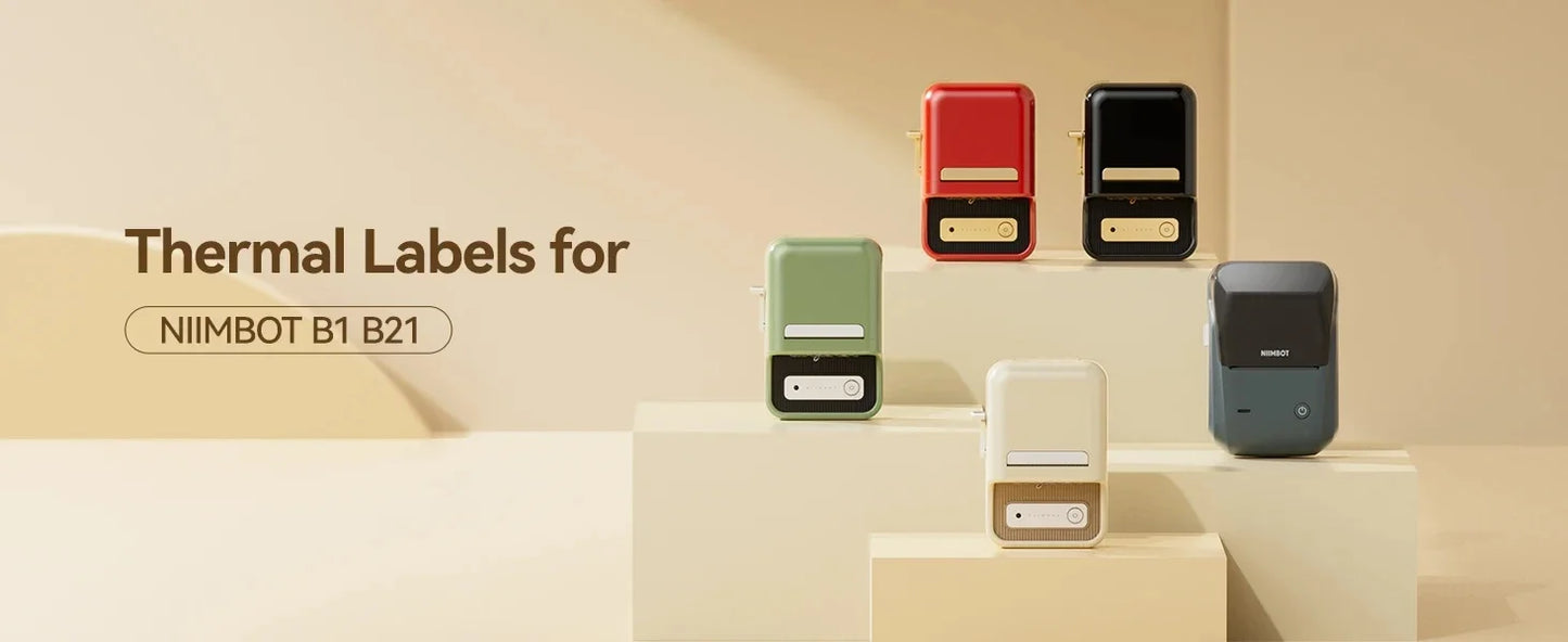 Niimbot B21 Mini Portable Thermal Printer Self-adhesive Label Printer Portable Inkless