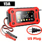 New 12V 15A/8A Smart Car Battery Charger Pulse Repair Automatic Start Fast Charger For Car Motorcycle Truck Lead Acid Batteries
