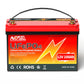 12V 24V 100Ah 140Ah 168Ah 200Ah 300Ah LiFePO4 Deep Cycle Battery Built-in BMS Perfect for RV/Camper Trolling Motor Marine