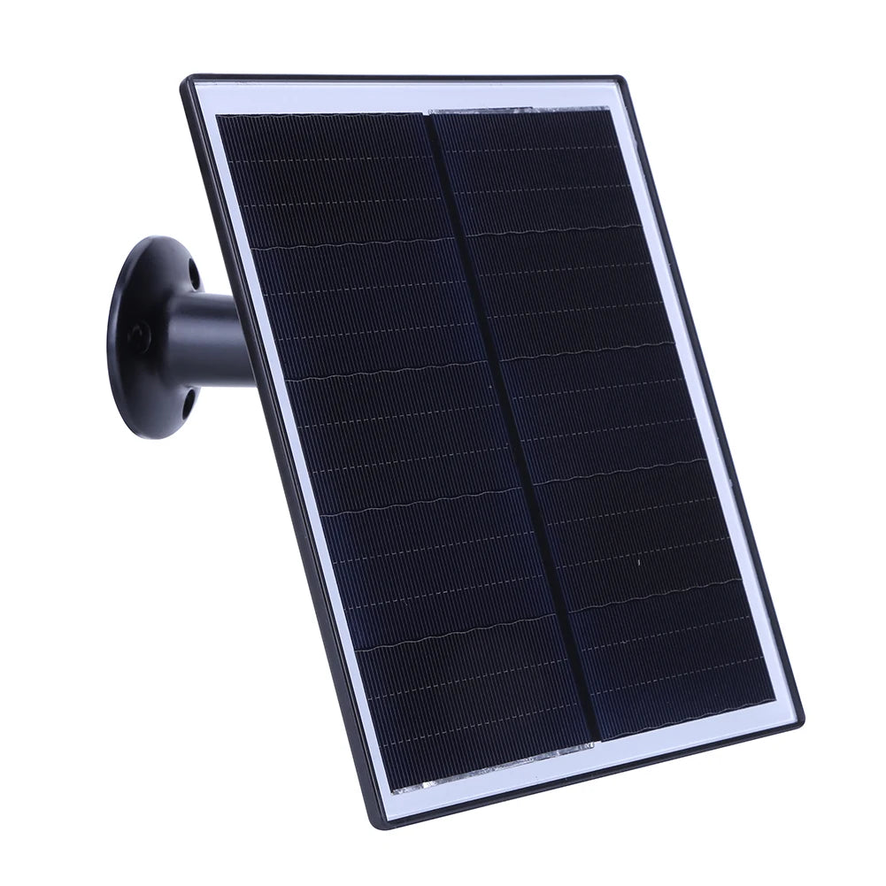 20W 5V Shingled Solar Panel Polycrystalline Solar Panel Charger Micro USB/USB-C Port Waterproof for EufyCam 3/3C Security Camera