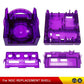 7 COLOR Transparent Box Replacement Case For Gamecube Housing Shell Case For NGC Retro Video Game Console DOL-101/DOL-001 Access
