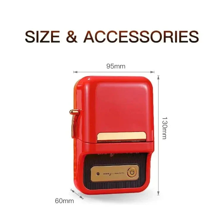 Niimbot B21 Mini Portable Thermal Printer Self-adhesive Label Printer Portable Inkless