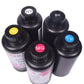CMYKW 5*500ML UV Ink for R1390 L800 XP600 TX800 Printhead for UV A3 A4 A5 6090 Flatbed Inkjet Printer US Stock