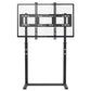 UNHO Mobile TV stand Stand with Height Adjustable  for TV Compatible 32-85 inch Panel LED LCD Screens Punch-free installation