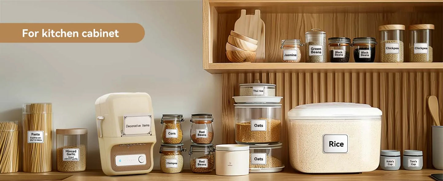 Niimbot B21 Thermal Label Maker Pocket Self-adhesive Paper Printer 20-50mm Print Width Label Machine for Business Home Office