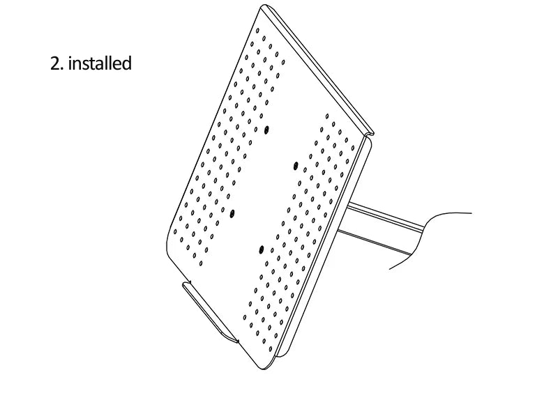 LP2 LP3 LP7 steel  within 17" universal notebook bracket Laptop Tray Fits VESA 100X100 Laptop Support Holder Balck