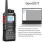 Baofeng 1701 Upgrade DM-1702 Openg GD77 GPS Dual Mode Analog And Digital Walkie Talkie Tier 1+2 Dual Time Slot VHF 136-174 UHF 4