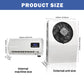 Treeligo 12V/24V 12000BTU Truck Split Air Conditioner Electric Parking Cooler AC Unit For Tractor Cab Truck Camper Van Caravan