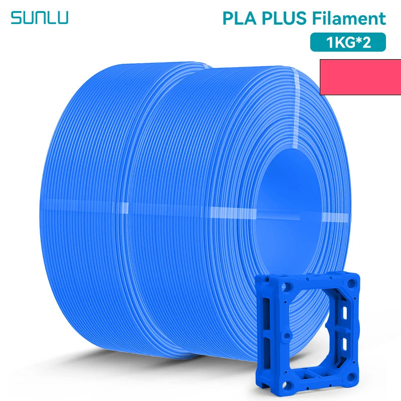 SUNLU 2KG PLA/PLA PLUS/PLA+2.0 Filament 1.75mm 1KG Without Tray 3D Printer Filament for 3D Printer& 3D Pen，Refll Filament