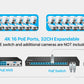 ZOSI 32CH 4K PoE Security Camera System 4TB Face/Person/Vehicle Detect 16 Port 32CH CCTV NVR Dual-Disk 8MP Surveillance IP Cams