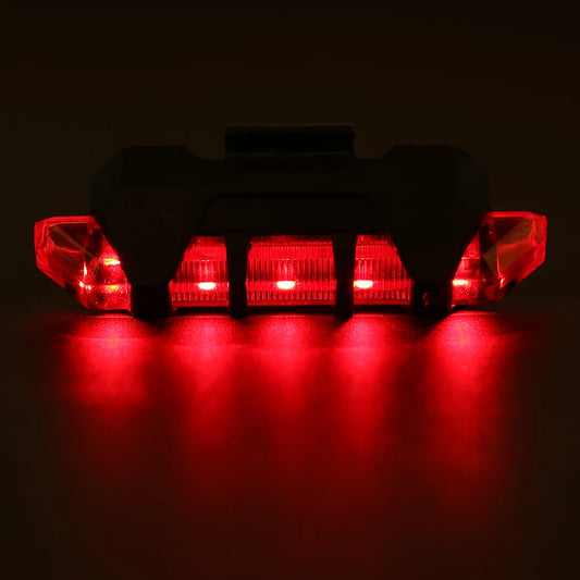 2pcs Practical Scooter Warning Light Electric Scooter Night Safety High-brightness Taillight Waterproof LED Flashlight