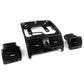 MAGICKIT Dashboard Central Air Outlet Vent Set Fit For 2004-2011 VW Jetta Golf Rabbit MK5 car air conditioner