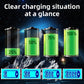400A 220W Heavy Duty Smart Car Battery Charger 12V/24V LCD Display Self-Stop Battery Charger Five-Stage Full Automatic EU/US