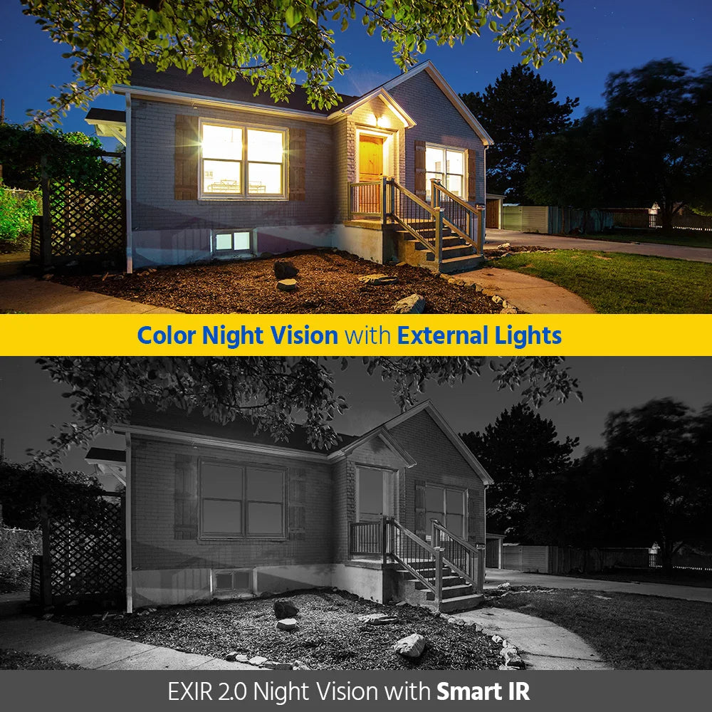 ANNKE 5MP FHD POE Network Video Security System H.265+ 6MP NVR With 5MP Weatherproof Surveillance POE Cameras Audio in Ip Camera