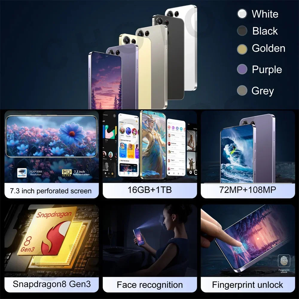 Silicone Case For SMS 25 Ultra Original Android 14 Smartphone Cover For 5G Dual SIM Face Unlocked Global Version 7800mAh Cases