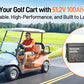 HumSienk LiFePO4 Battery Packs 48V 100Ah Specially Designed For Golf Cart 200A BMS Robust 5120Wh Smart Bluetooth Monitor