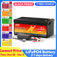 MOSEWORTH 24V 200Ah LiFepo4 Battery Built in 200A BMS Rechargeable Lithium Batteries for Boat Marine RV Solar Trolling Motor