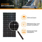 Rigid 1000W 600W 500W Solar Panel Photovoltaic Module 400W 300W 200W 100W 19.8V Monocrystalline Solar Panels Battery Charger
