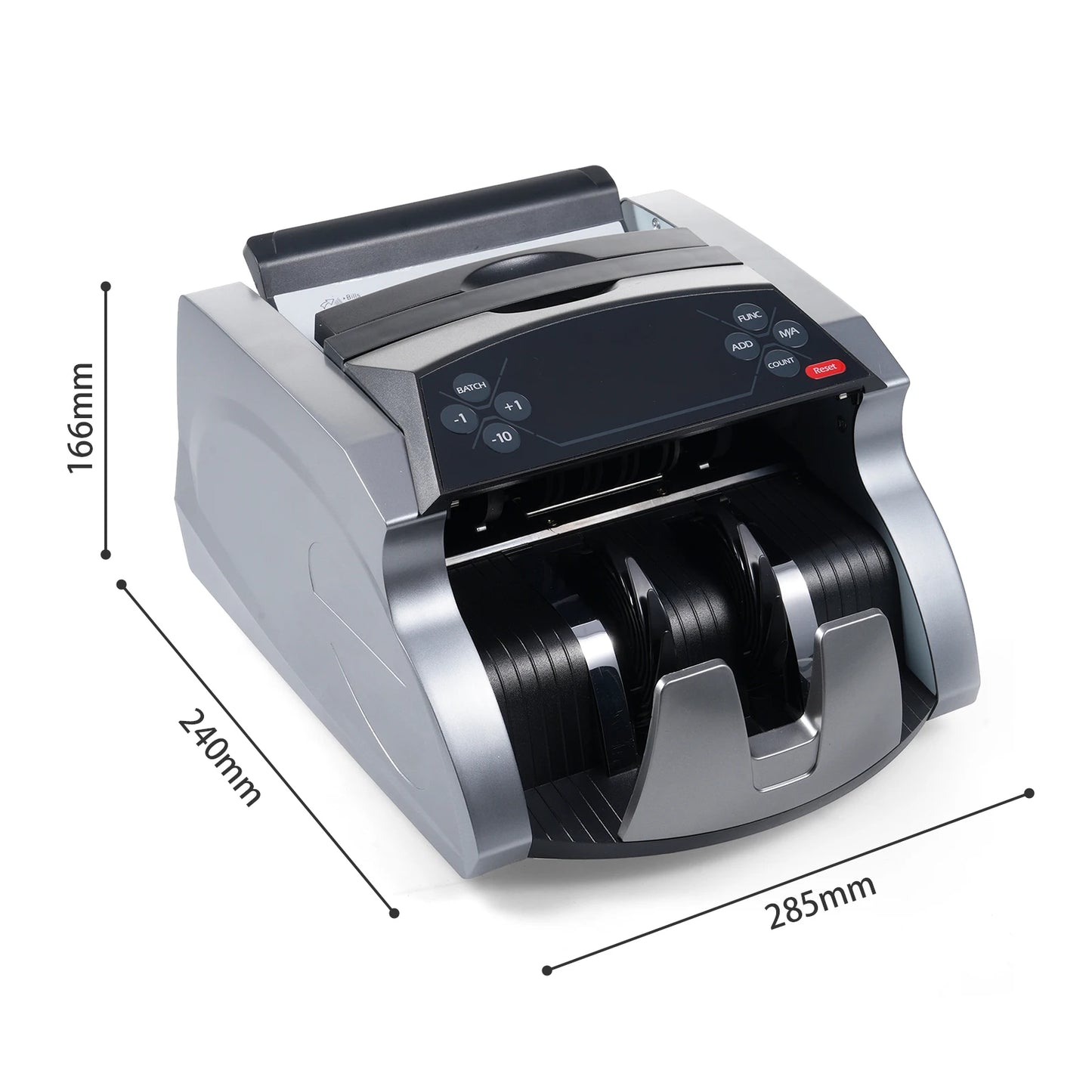 Money Counter Machine Counterfeit Bill Detector with UV MG IR Detection Automatic Money Detection Fast Counting for EURO/USD/KRW