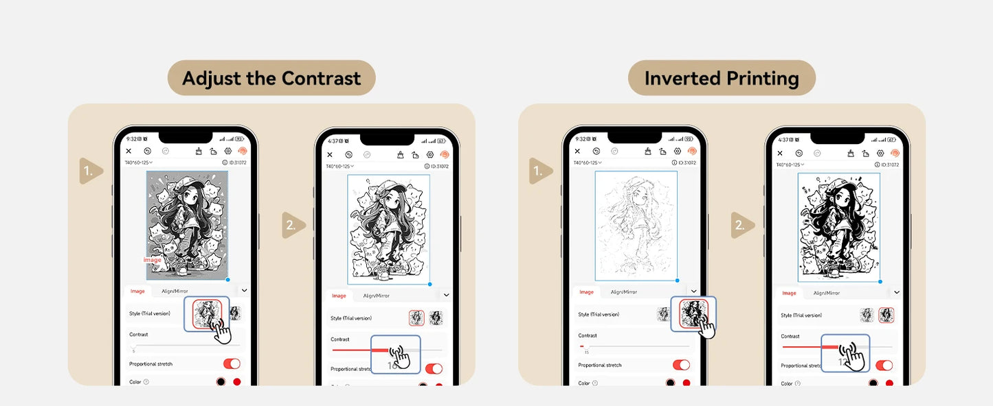 Niimbot B21 Thermal Label Maker Pocket Self-adhesive Paper Printer 20-50mm Print Width Label Machine for Business Home Office