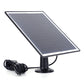 20W 5V Shingled Solar Panel Polycrystalline Solar Panel Charger Micro USB/USB-C Port Waterproof for EufyCam 3/3C Security Camera