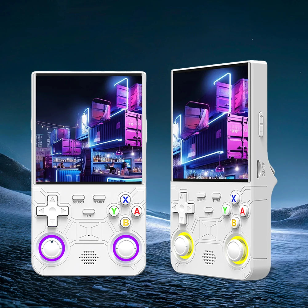 R36 Ultra Retro Handheld Game Console 4.0 Inch IPS Screen Portable Video Game Player Portable Pocket Video Player Gift for Kids