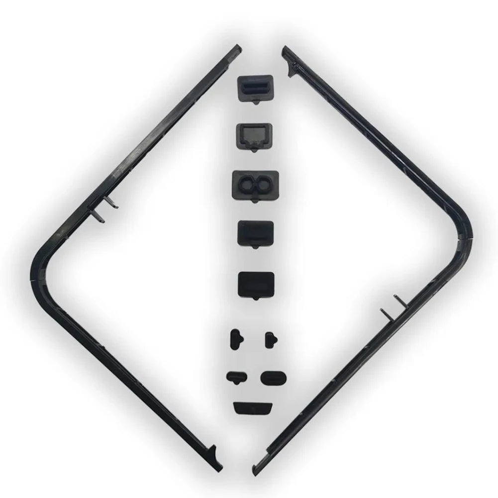 12 in 1 Silicone Dust Plugs Set Anti-dust Cover Dustproof Plug for PS5 Slim for Playstation 5 Slim Console Accessories Pack