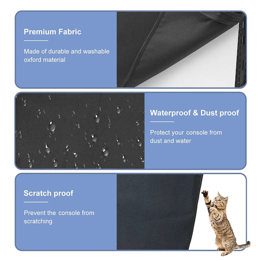 Vertical/Horizontal Dust Cover for PS5 Slim Protective Case Anti-Scratch Host Guard Case for Playstation 5 Slim Accessories