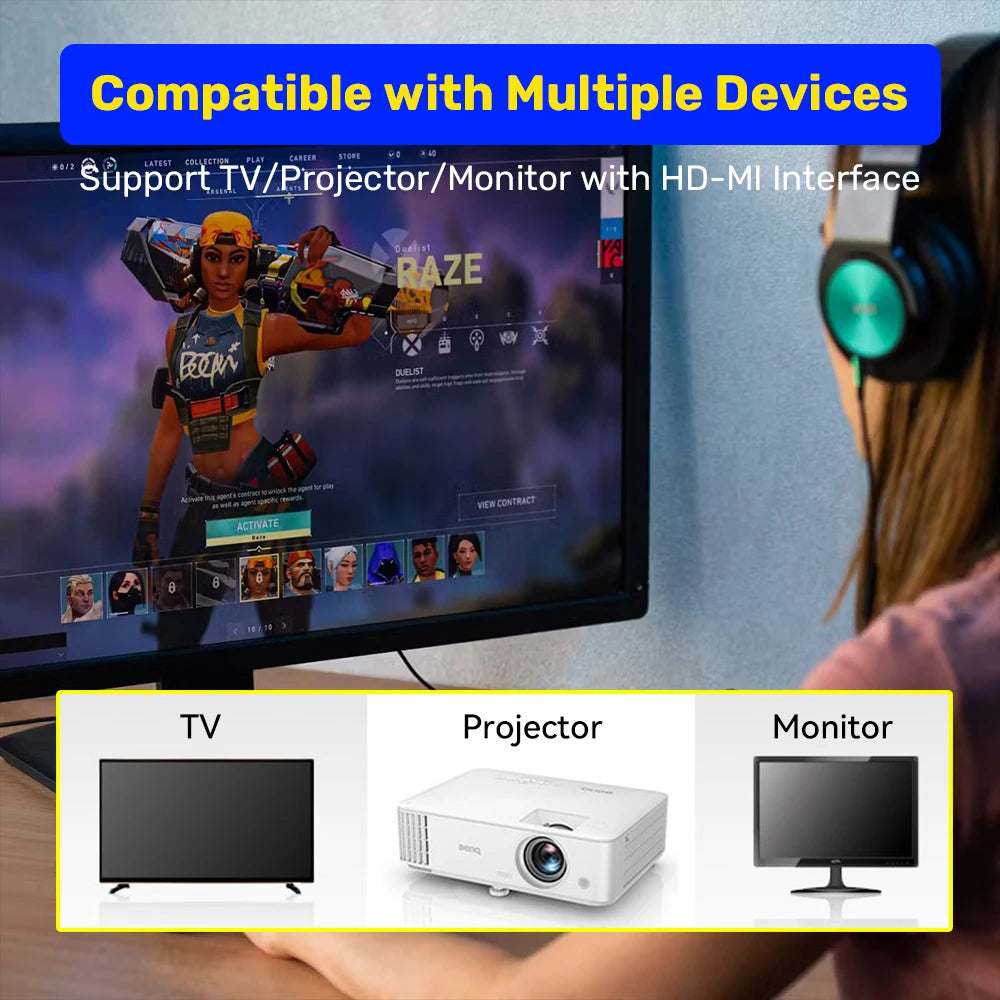 JMachen M15 Game Stick 64G Video Game Console 4K UHD Output with 30000+ Retro Games for PS1/MAME/SNES with Wireless Controllers