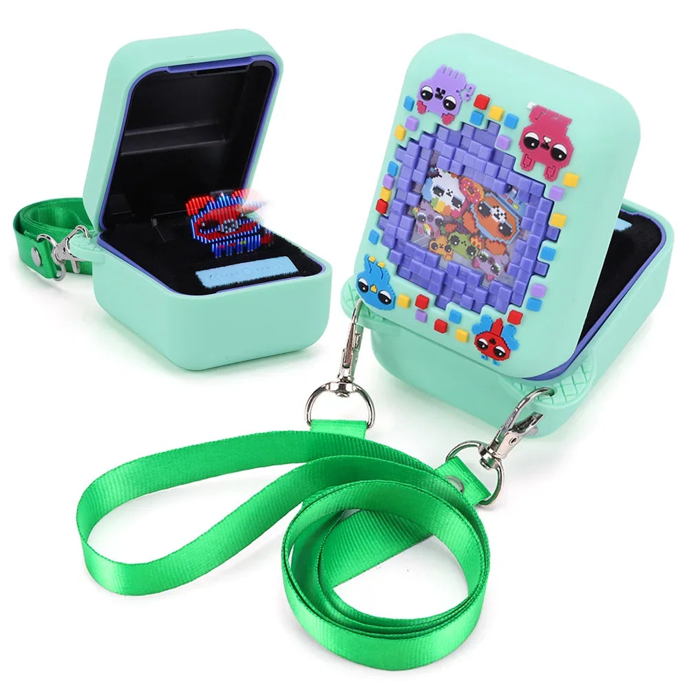 Protective Case For Bitzee Digital Pet Soft Silicone Protective Cover With Lanyard Dustproof Carrying Case Bag Accessories