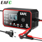 12V 8A Smart Car Battery Charger Automatic Start Fast Charger Pulse Repair Motorcycle Truck Battery Charger GEL Lead Acid
