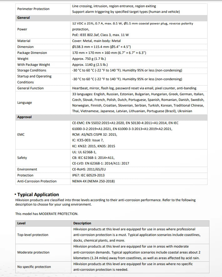 Hikvision 4MP IP Camera DS-2CD2347G3-LI2UY Smart Hybrid Light ColorVu Built-in Dual Mic 4K 24/7 Colorful Turret Network Camera