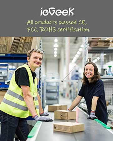 ieGeek 4G/3G LTE Outdoor Solar Wireless Surveillance Camera, 2K IP Camera SIM Card with 10000mAh Battery, Color Night Vision