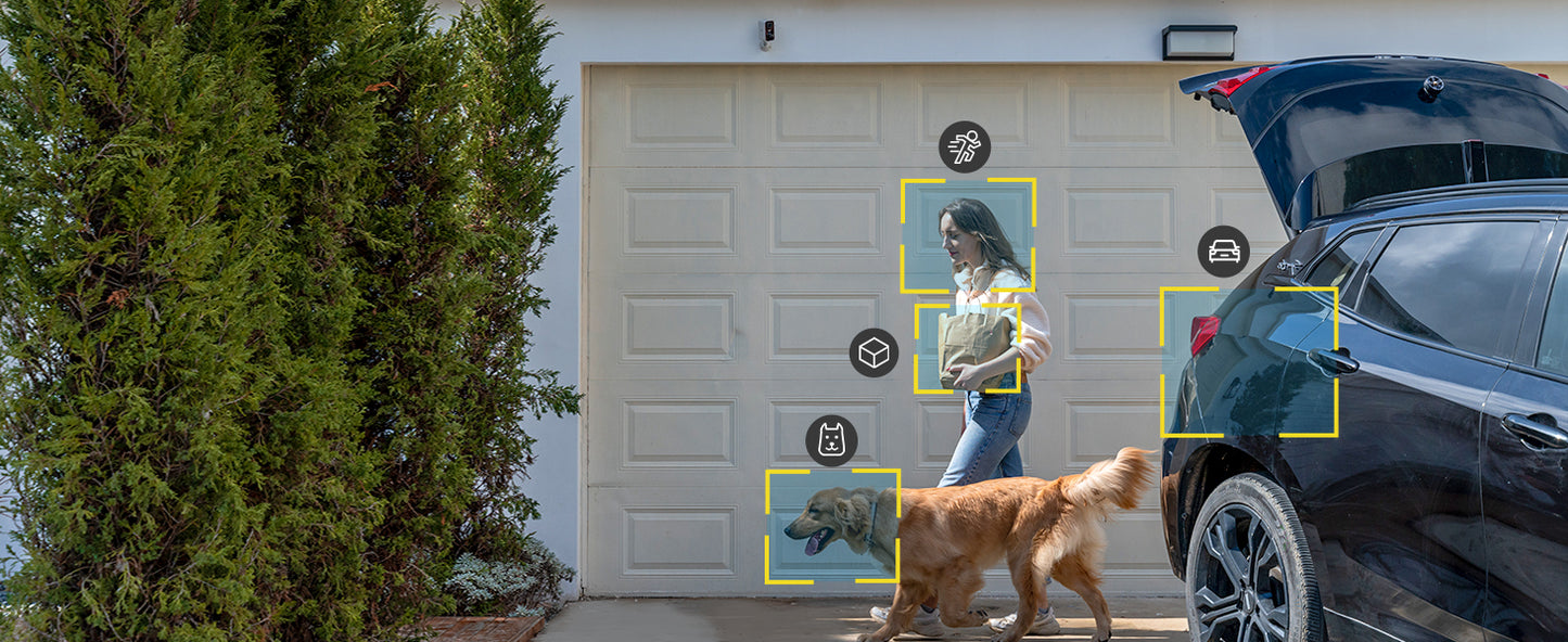 ieGeek 2K Wireless Security Camera Outdoor Colorful Night Vision, Rechargeable Battery CCTV Camera Systems, WiFi Home