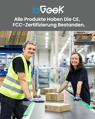 BOIFUN  2K WiFi-Wireless Outdoor Home Security Camera with Solar Panel, Two-Way Audio, Night Vision , 14400mAh Internal Battery