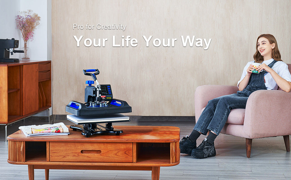 SucceBuy Heat Press Machine 12 x 15 /15x15 Inches Fast Heating 360 Swing Away Digital Sublimation T-shirt Vinyl Transfer Printer