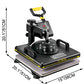 SucceBuy Combo Heat Press Machine 5/6/8 in 1 30*38CM 38*38CM Muntifunctional Sublimation Printer Transfer Mug Hat Plate T-Shirt