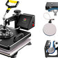 SucceBuy Combo Heat Press Machine 5/6/8 in 1 30*38CM 38*38CM Muntifunctional Sublimation Printer Transfer Mug Hat Plate T-Shirt