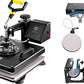 SucceBuy Combo Heat Press Machine 5/6/8 in 1 30*38CM 38*38CM Muntifunctional Sublimation Printer Transfer Mug Hat Plate T-Shirt