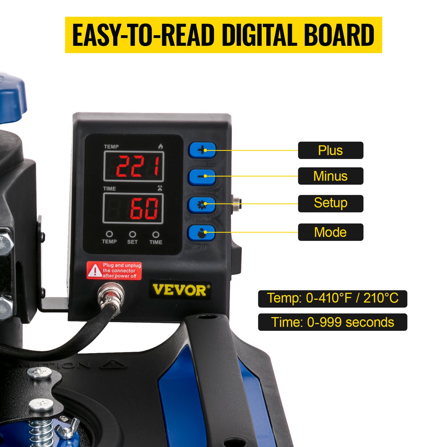 SucceBuy Heat Press Machine 12 x 15 /15x15 Inches Fast Heating 360 Swing Away Digital Sublimation T-shirt Vinyl Transfer Printer