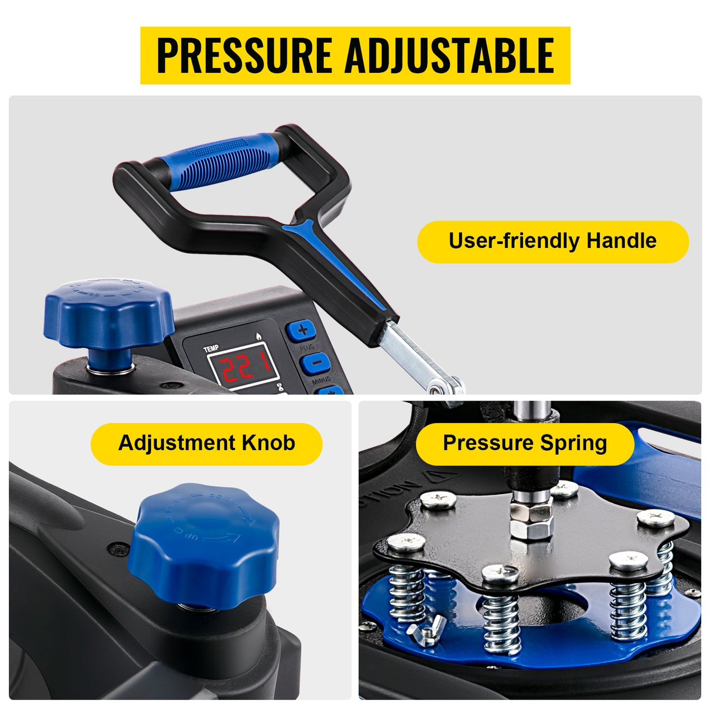 SucceBuy Heat Press Machine 12 x 15 /15x15 Inches Fast Heating 360 Swing Away Digital Sublimation T-shirt Vinyl Transfer Printer