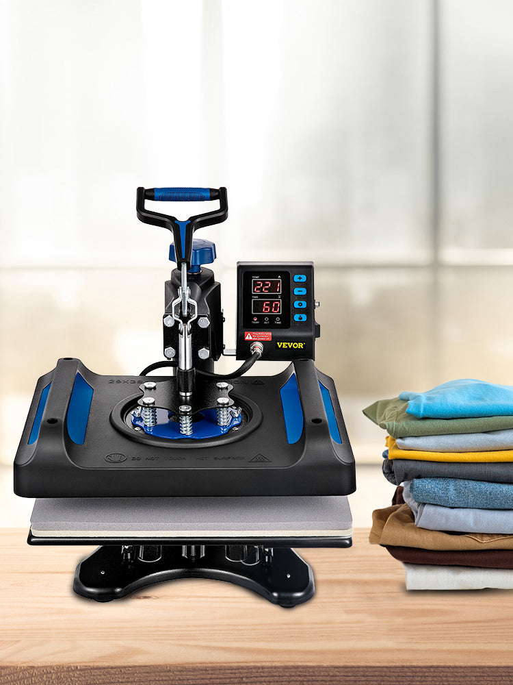 SucceBuy Heat Press Machine 12 x 15 /15x15 Inches Fast Heating 360 Swing Away Digital Sublimation T-shirt Vinyl Transfer Printer