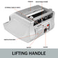 SucceBuy 1000Pcs/Min Money Counter Business Cash Register Euros Bills Fake Banknote Detector by UV & MG Function for Banks Shops